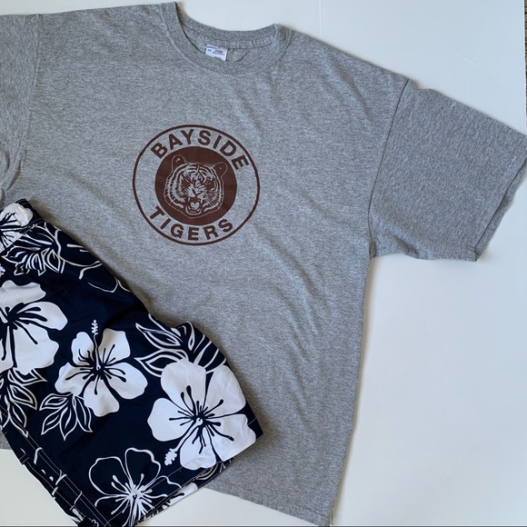 Gildan Bayside High School Tigers Gray T-Shirt XL - Picture 5 of 5